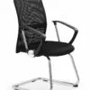 Biuro kėdė VIRE SKID chair spalva: black