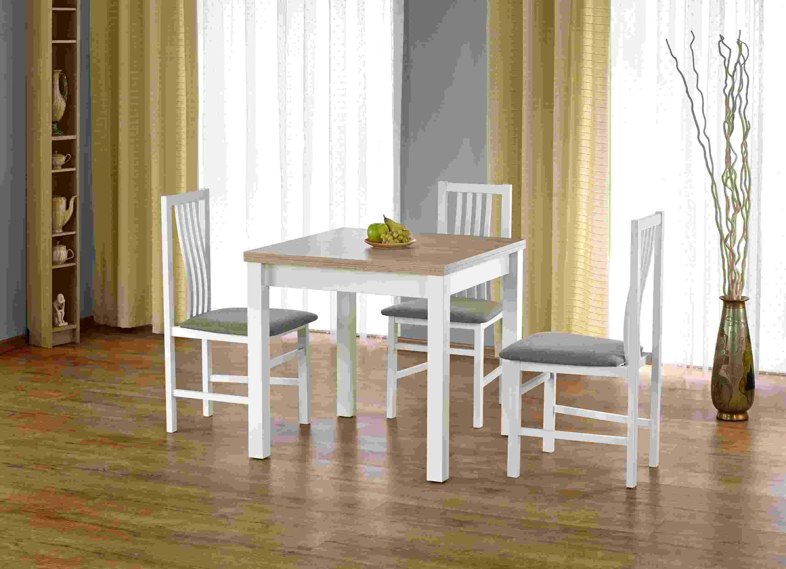 ZO-ZF101619-1 GRACJAN table spalva: sonoma oak / white