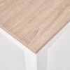 KSAWERY table spalva: sonoma oak / white