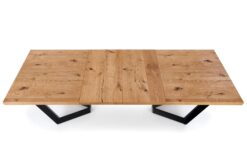MASSIVE table, spalva: light oak/black