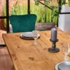 MASSIVE table, spalva: light oak/black