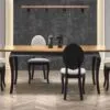 Stalas WINDSOR table, spalva: dark oak/black