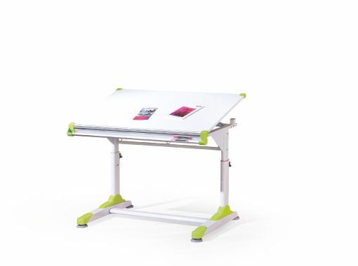 COLLORIDO desk spalva: white/green/pink