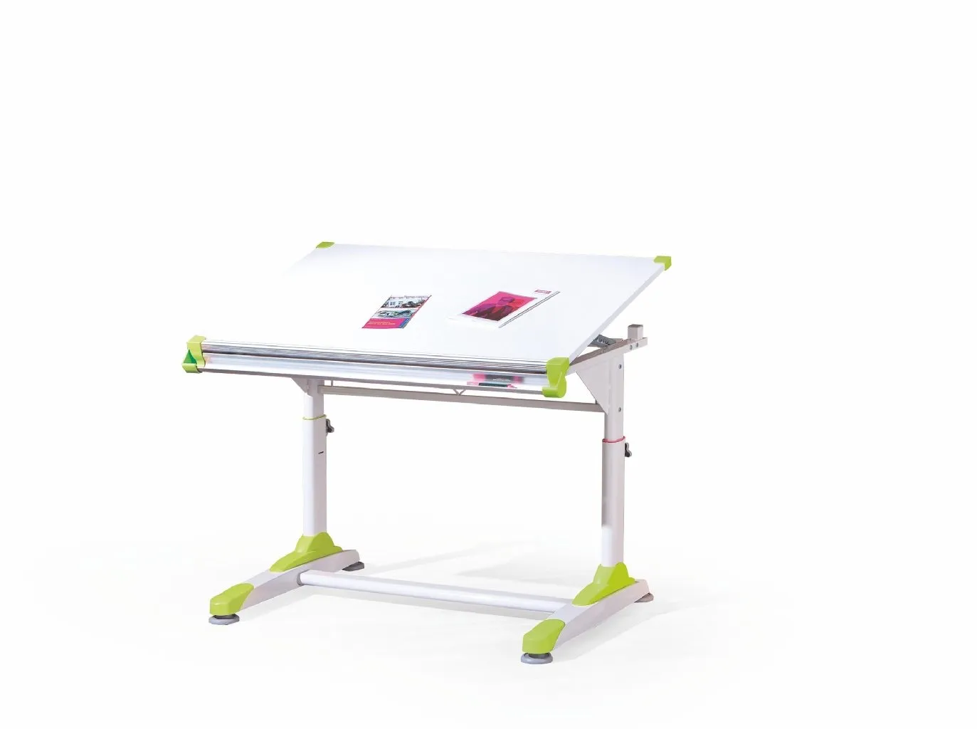 ZO-ZF100209-1 COLLORIDO desk spalva: white/green/pink