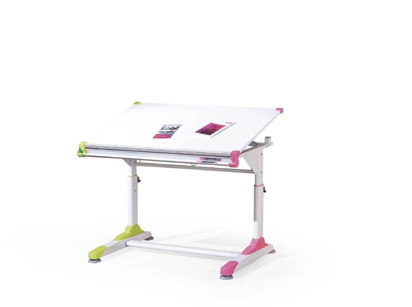 ZO-ZF100209-2 Balta žalia ir rožinė COLLORIDO desk spalvų kompozicija