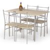 FAUST set + 4 chairs spalva: sonoma oak