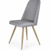 K214 chair, spalva: grey / honey oak