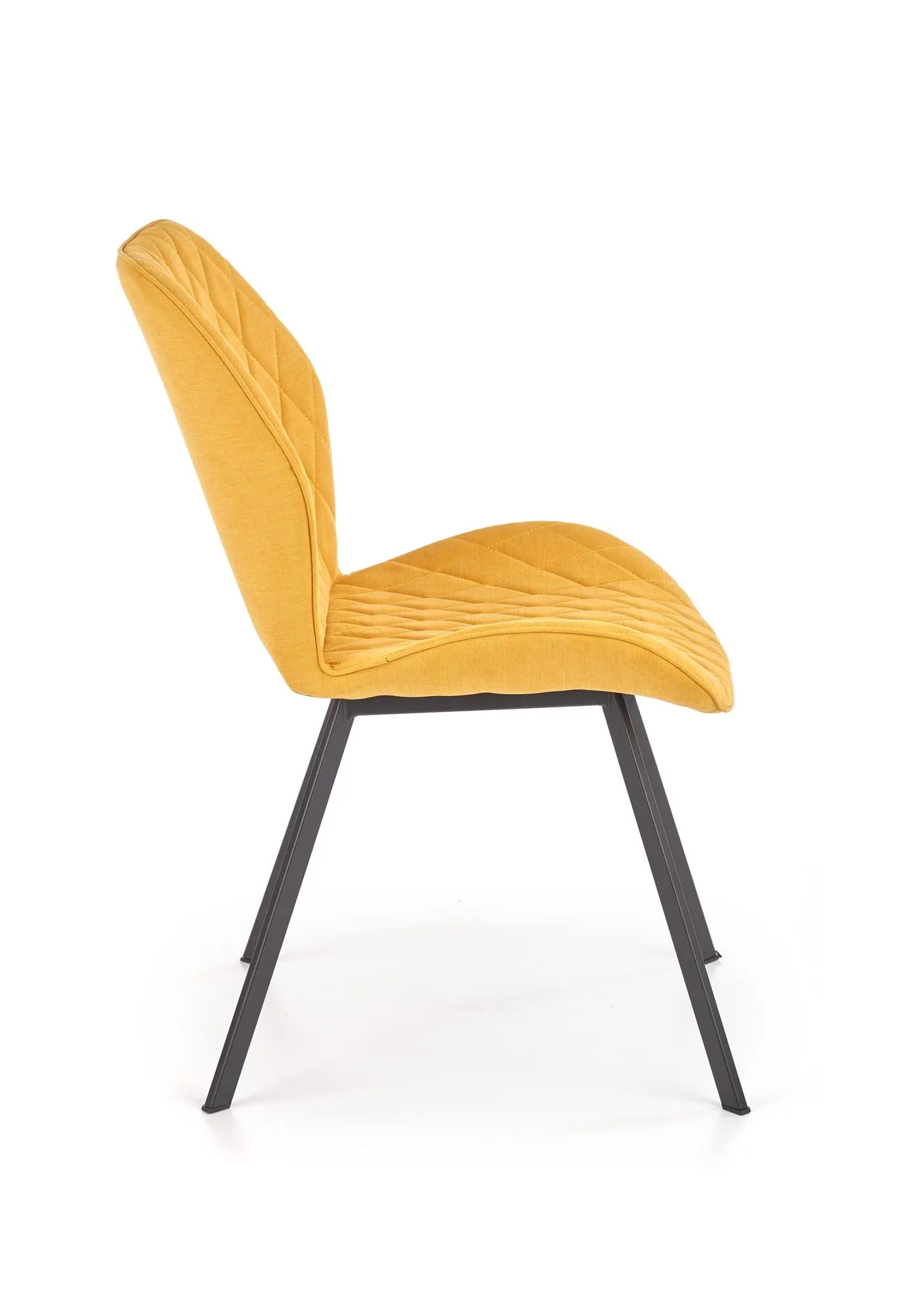 ZO-ZF100761-6 Mustard spalvos K360 kėdė moderniame interjere