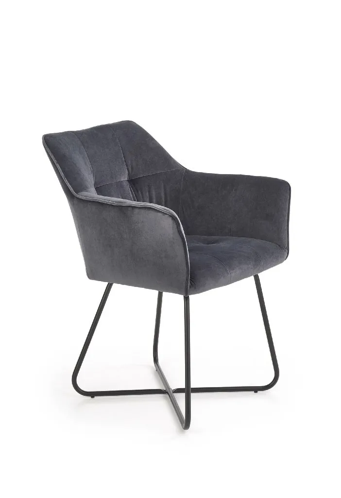 ZO-ZF100790-1 K377 chair, spalva: grey