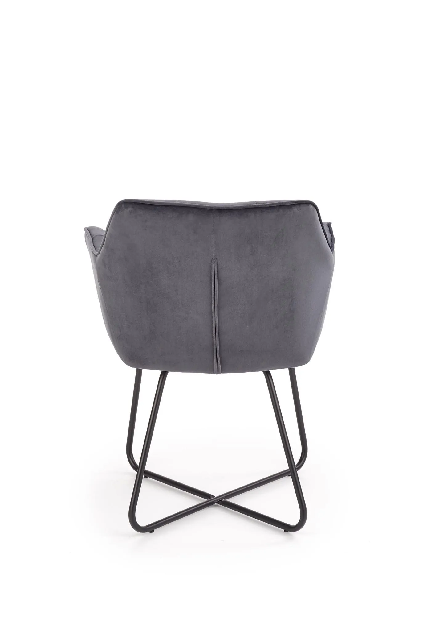 ZO-ZF100790-3 Pilka K377 kėdė moderniame interjere su subtiliu dizainu