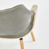 K396 chair, spalva: light oak / grey