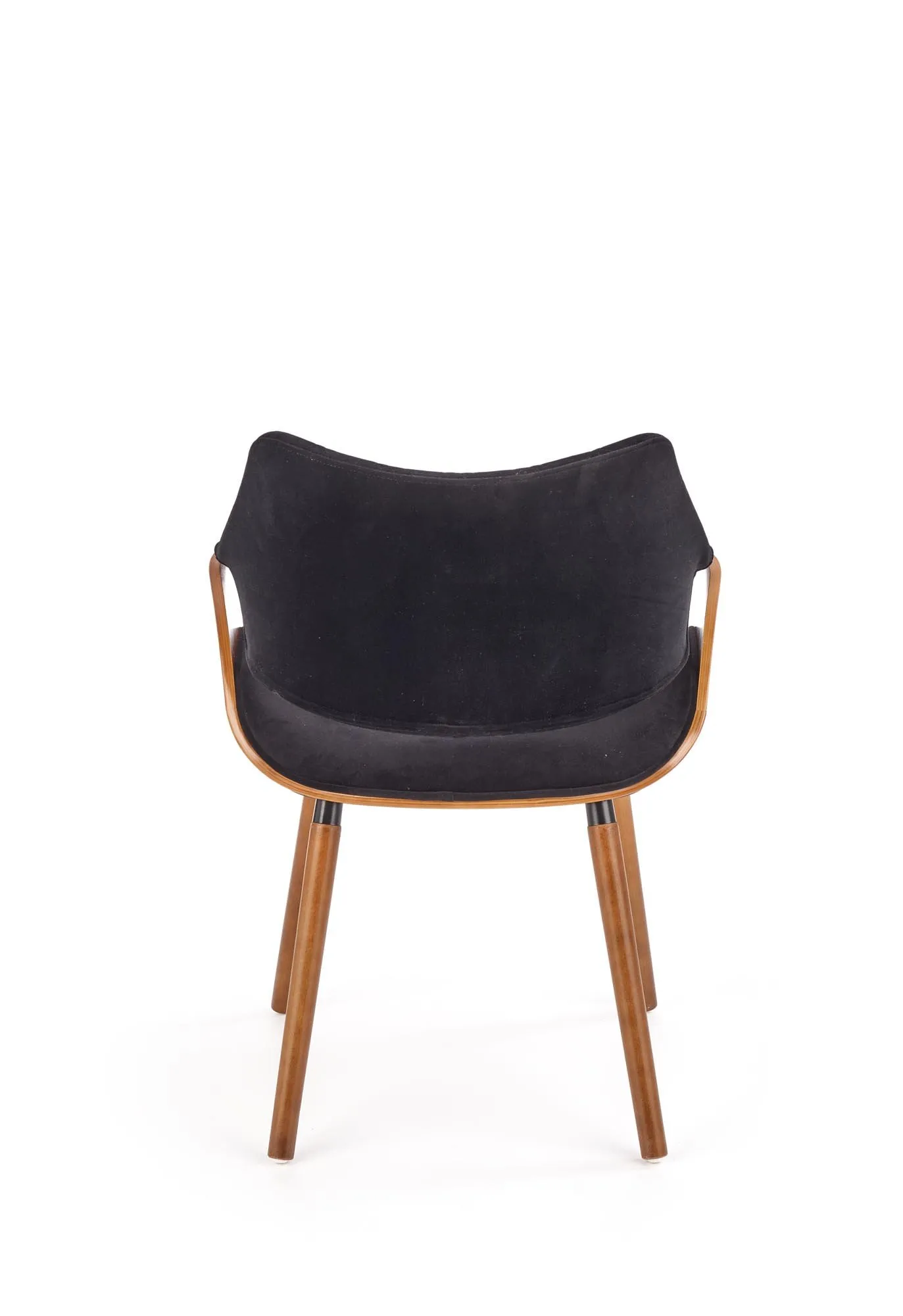 ZO-ZF100822-3 K396 kėdė walnut ir juodos spalvos moderniame interjere