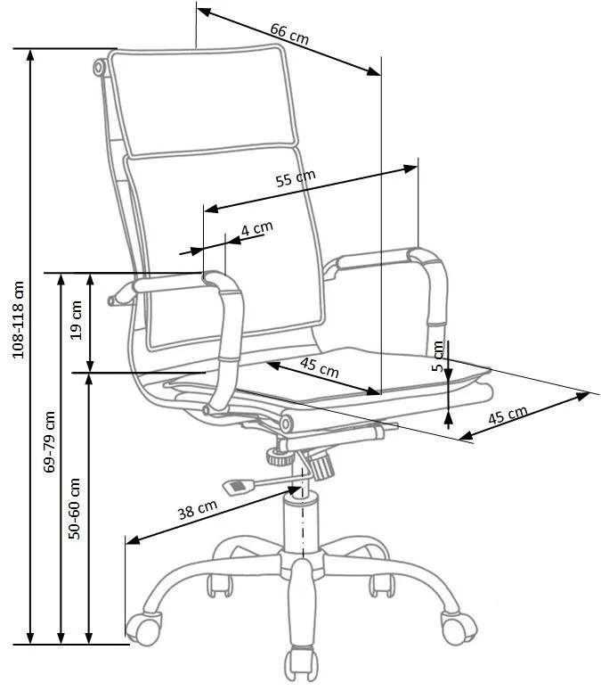 ZO-ZF100984-3 Juoda MANTUS biuro kėdė su ergonomišku dizainu
