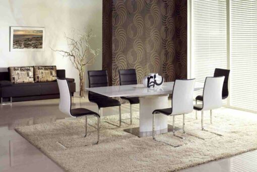 MARCELLO extension table spalva: white