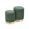 MONTY set of two stools: spalva: dark green