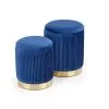 MONTY set of two stools: spalva: dark blue