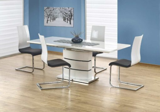 NOBEL extension table spalva: white