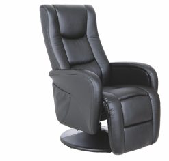 PULSAR recliner chair, spalva: black