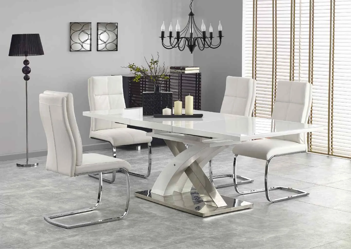 ZO-ZF101263-1 SANDOR 2 table, spalva: extra white