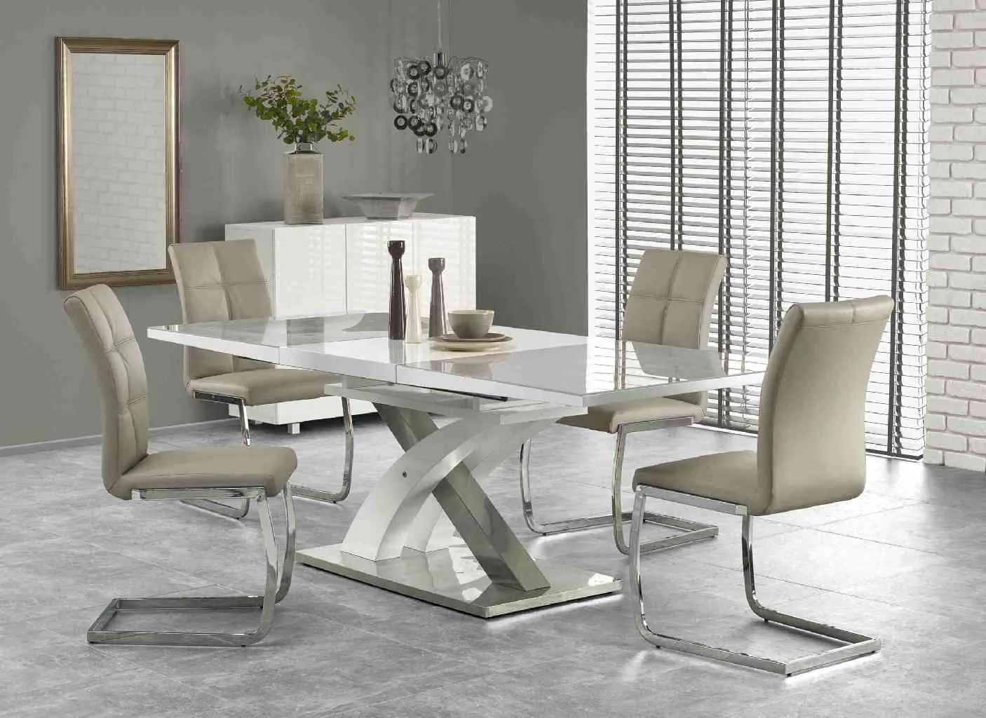 ZO-ZF101265-1 SANDOR 2 table, spalva: grey