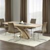 SANDOR extension table spalva: sonoma oak