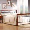 VERONICA bed 160 cm spalva: ant. cherry/black