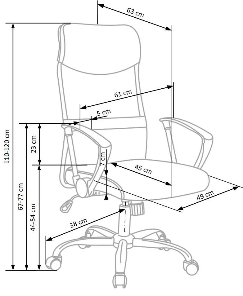 ZO-ZF101434-2 Balta biuro kėdė VIRE Chair moderniam darbo kambariui