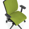 POP office chair, spalva: black / green