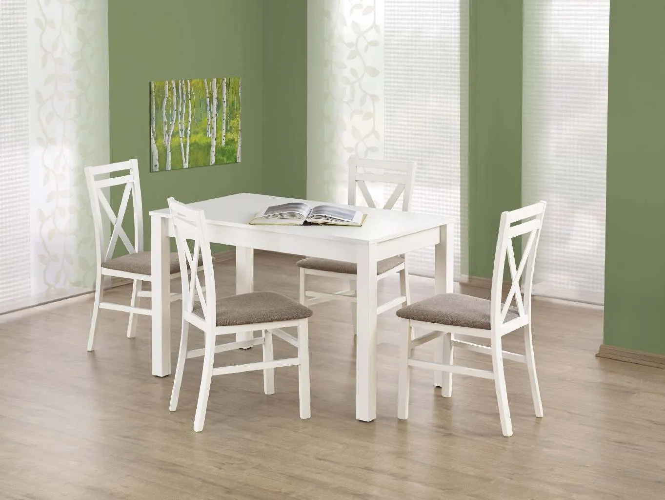 ZO-ZF101648-1 KSAWERY table spalva: white