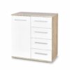 LIMA KM-2 chest, spalva: sonoma oak / white