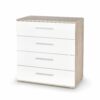 LIMA KM-3 chest, spalva: sonoma oak / white