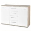 LIMA KM-4 chest, spalva: sonoma oak / white