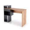 CONTI desk antracite / wotan oak