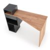 CONTI desk antracite / wotan oak