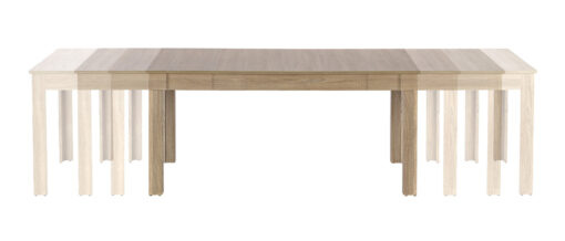 SEWERYN 160/300 cm extension table spalva: sonoma oak