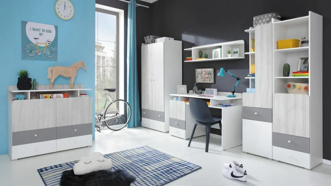 BA-ML102965-4 Stilinga viengulė lova 90x200 COMO CM12 moderniam miegamajam