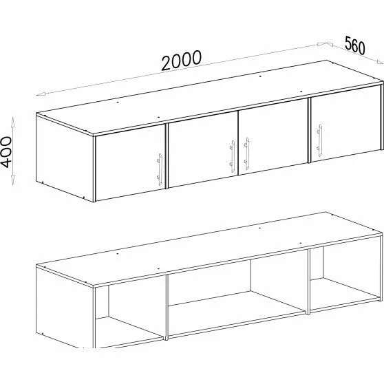 BA-ML103030-3 Modernus spintos antstatas ML103030 baltame interjere