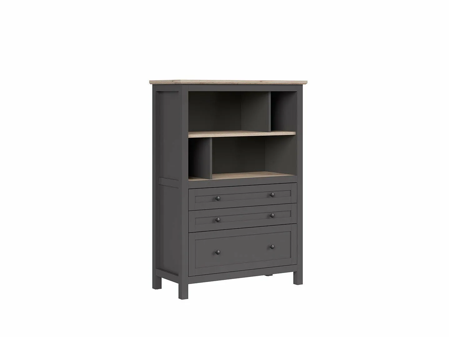 BA-RW105315-2 Moderni lentyna RW105315 interjere su dekoratyviniais aksesuarais