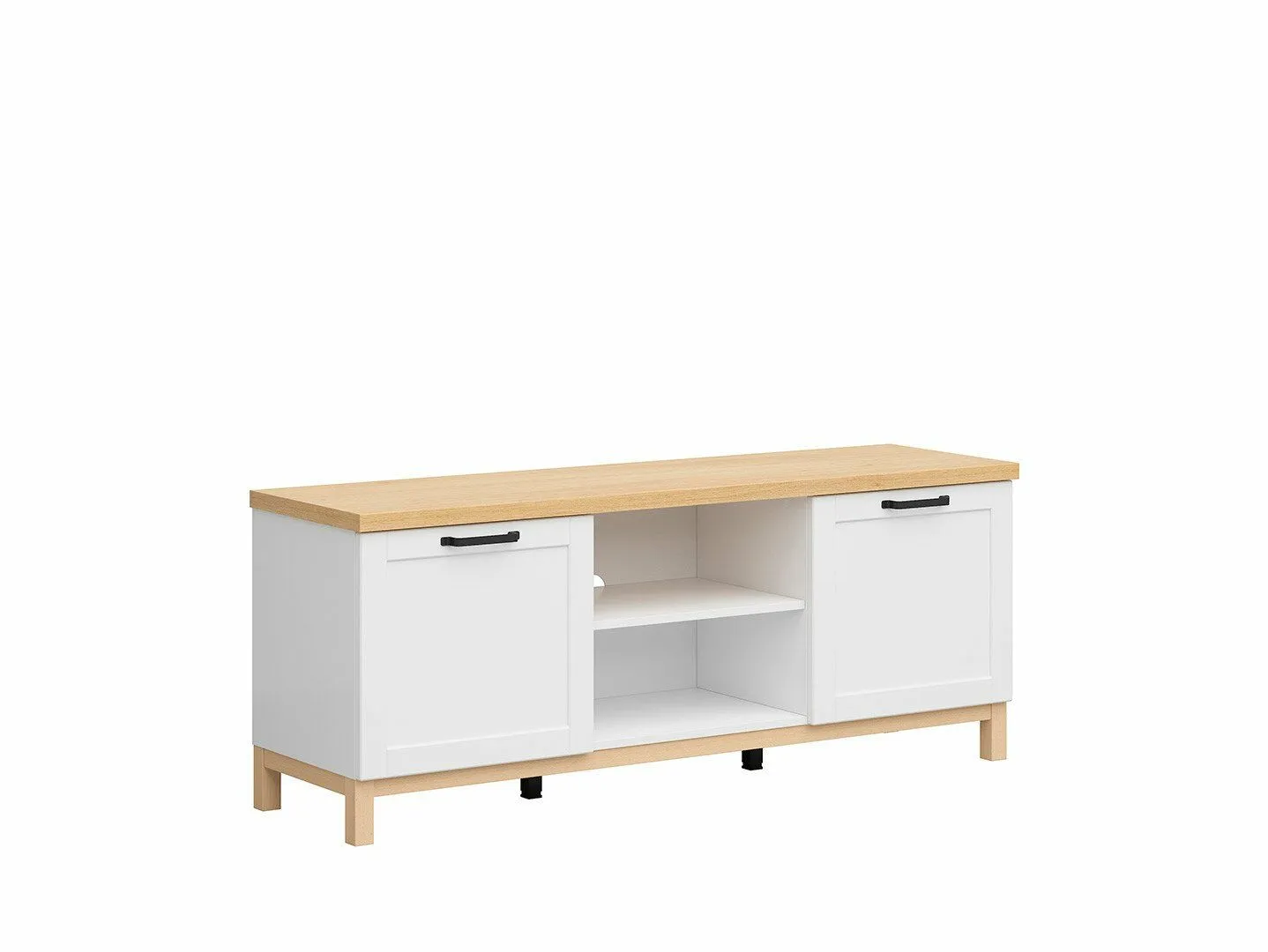 BA-RW105636-2 TV spintelė Haga su moderniu medžio dekoru