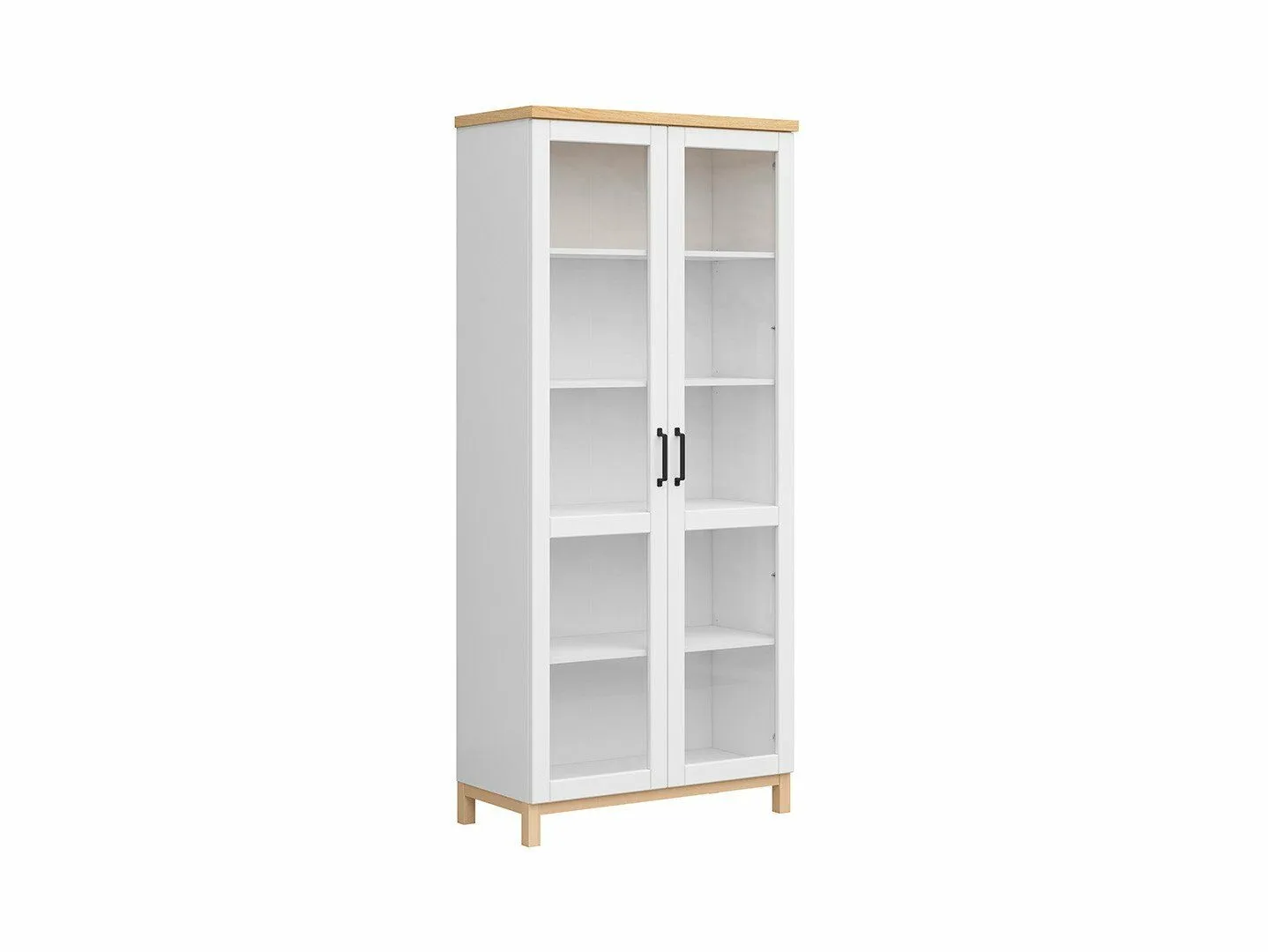 BA-RW105834-2 Moderni dvivietė lova su juodu minkštu galvūgaliu