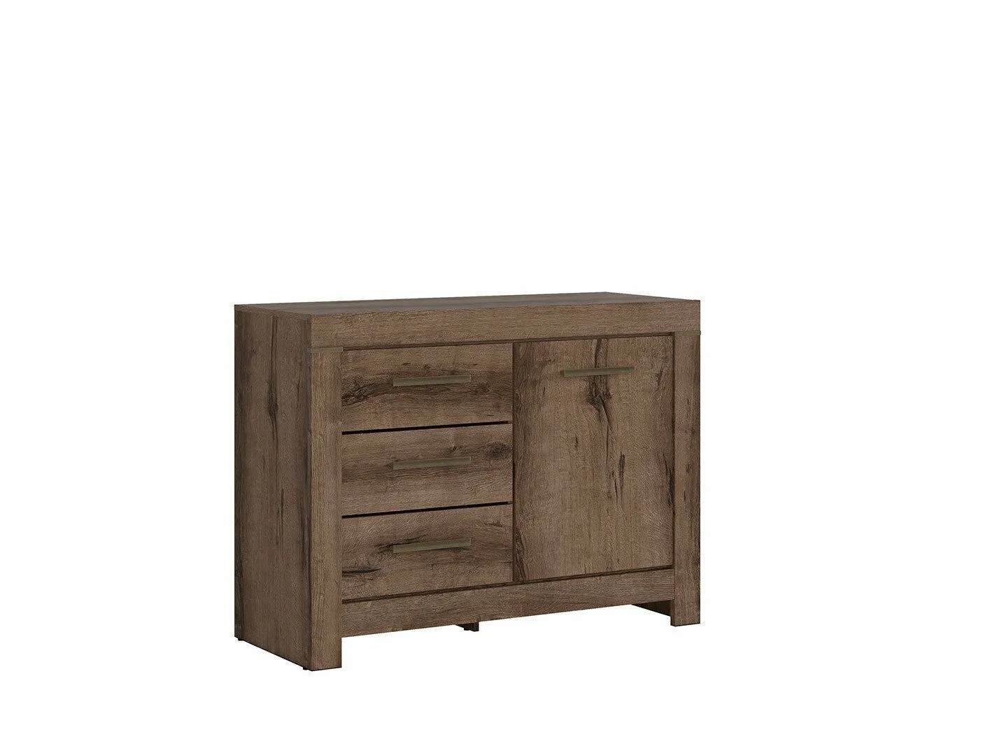 BA-RW106087-2 Moderni komoda su stalčiais ir minimalistiniu dizainu