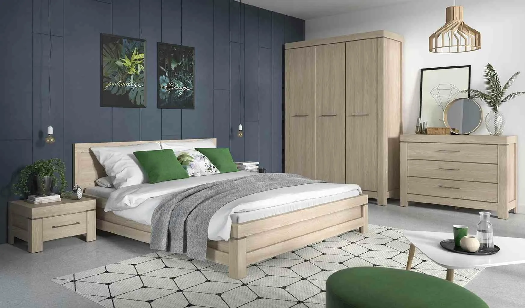 BA-RW106457-12 Trikampis stalas RW106457 su moderniu dizainu