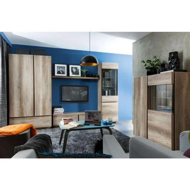 BA-RW100064-5 Anticca spinta su elegantišku medžio raštu ir detalėmis