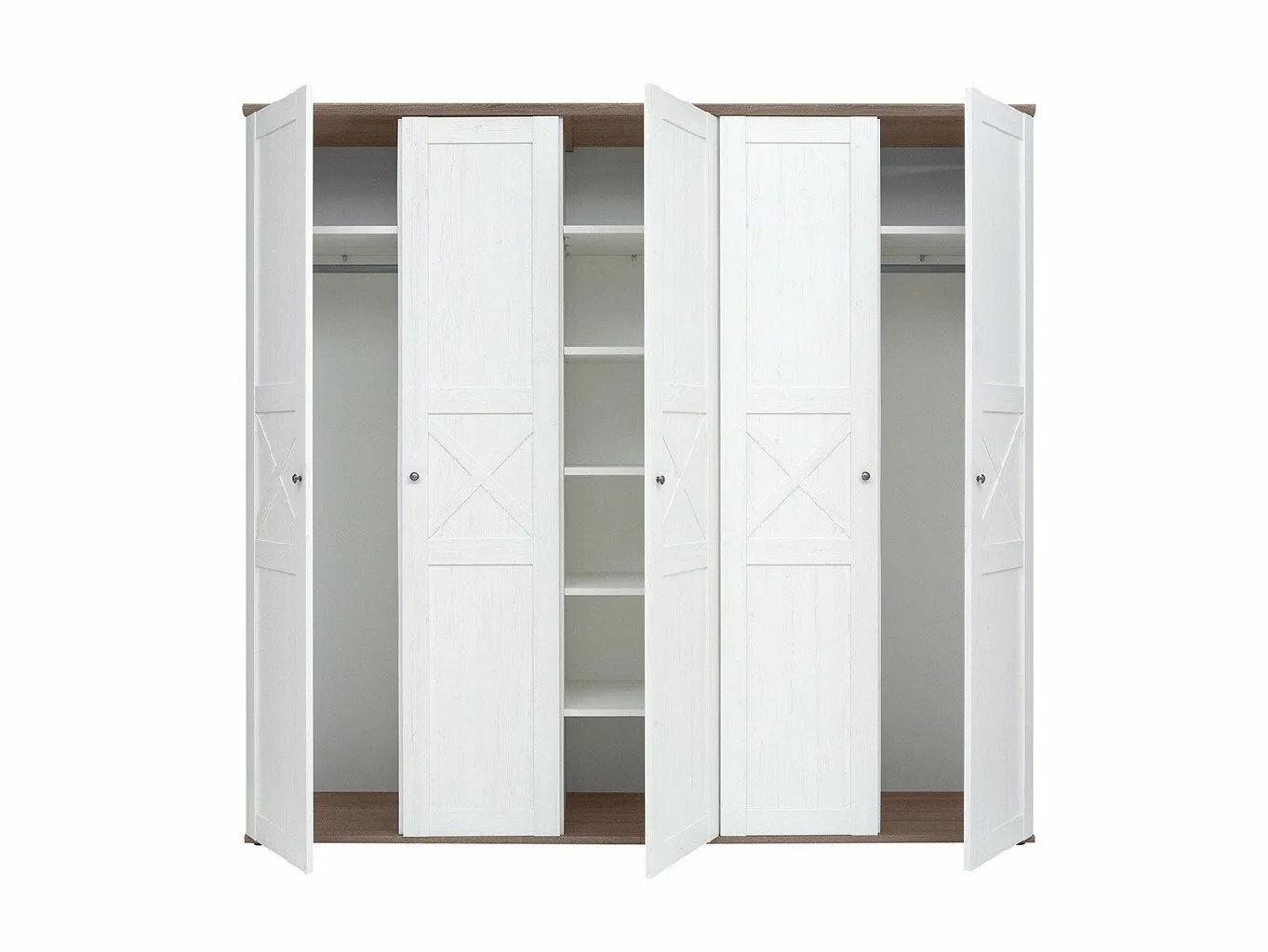 BA-RW105734-3 Moderni drabužių spinta su elegantišku minimalistiniu dizainu