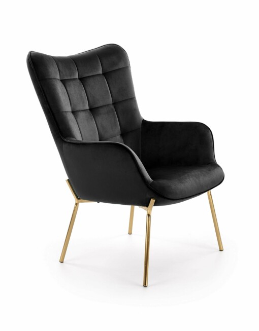 CASTEL 2 l. chair, spalva: black