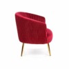 CROWN l. chair, spalva: dark red