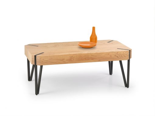 EMILY c.table, spalva: golden oak / black