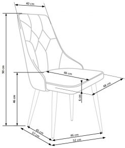 K365 chair, spalva: dark green