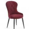 K366 chair, spalva: dark red
