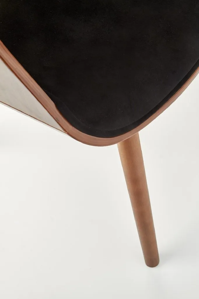 ZO-ZF100822-11 K396 kėdė walnut ir juoda spalva moderniam interjerui
